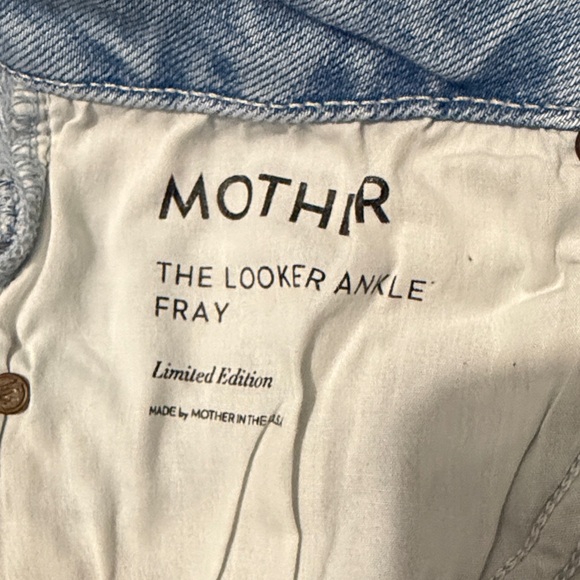 MOTHER Women's The Looker Ankle Fray in Limited Edition Size 29 - Picture 7 of 13